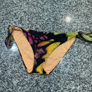 Miss Bikini Luxe Bikini Bottom Womens 12 Side Tie Swimwear Ruched Adjustable